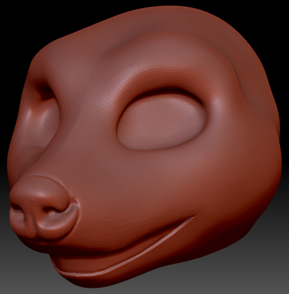Gender Neutral Meerkat Static Jaw Head Base