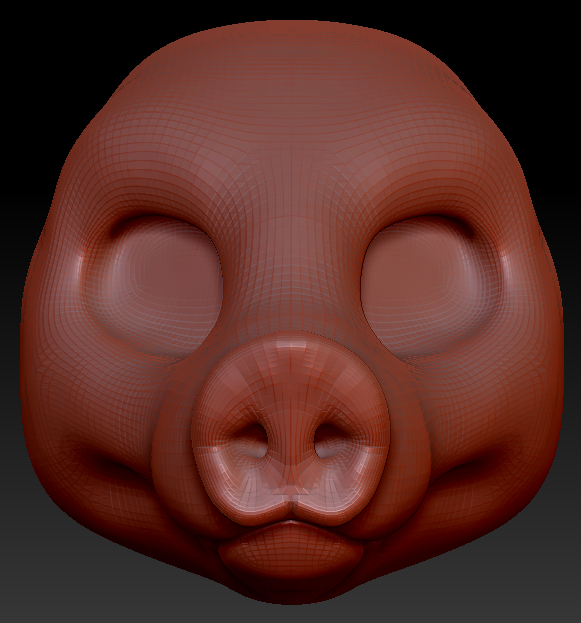 Gender Neutral Pig Head Base