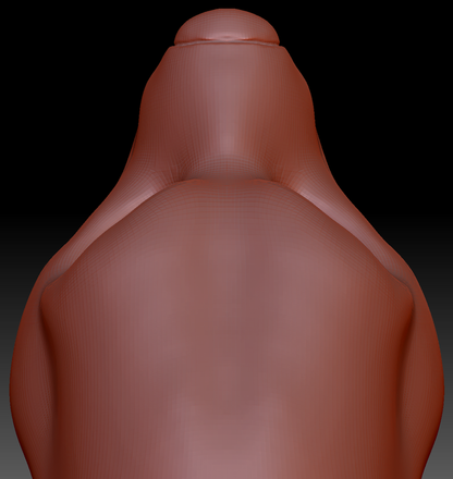 Gender Neutral Pitbull Static Jaw Head Base Variant 1