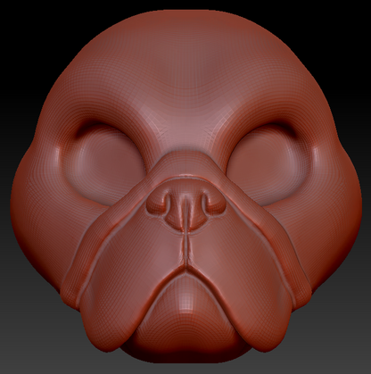 Gender Neutral Pug Head Base