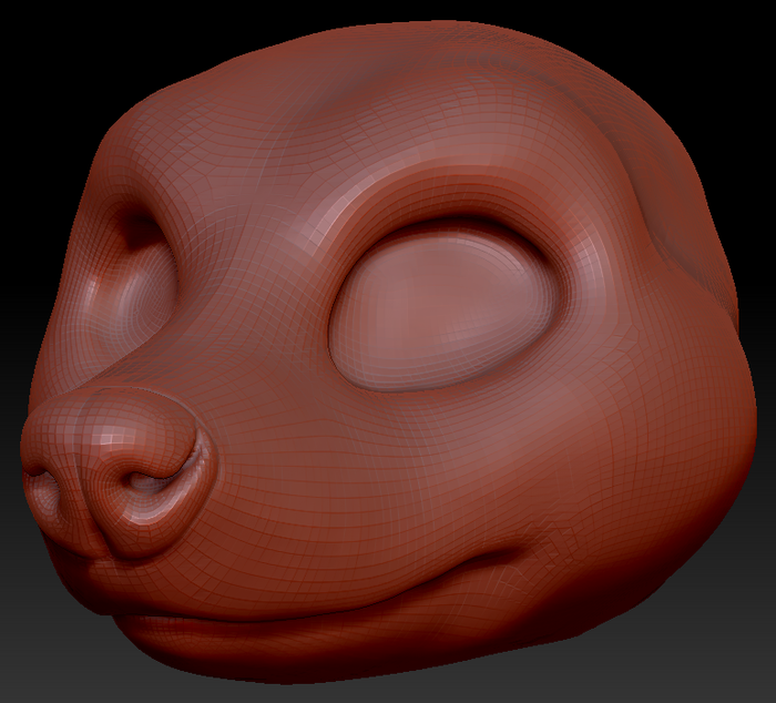 Gender Neutral Raccoon Head Base Variant 1