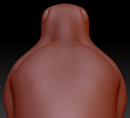 Gender Neutral Short-nosed Angel Dragon Head Base Variant 1