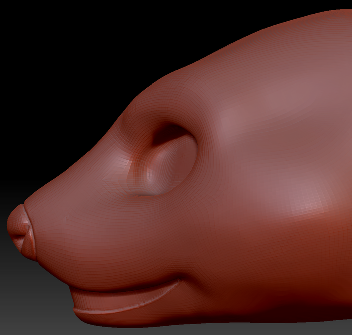 Gender Neutral Skunk Static Jaw Head Base