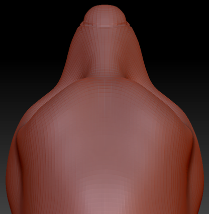 Gender Neutral Tasmanian Devil Head Base