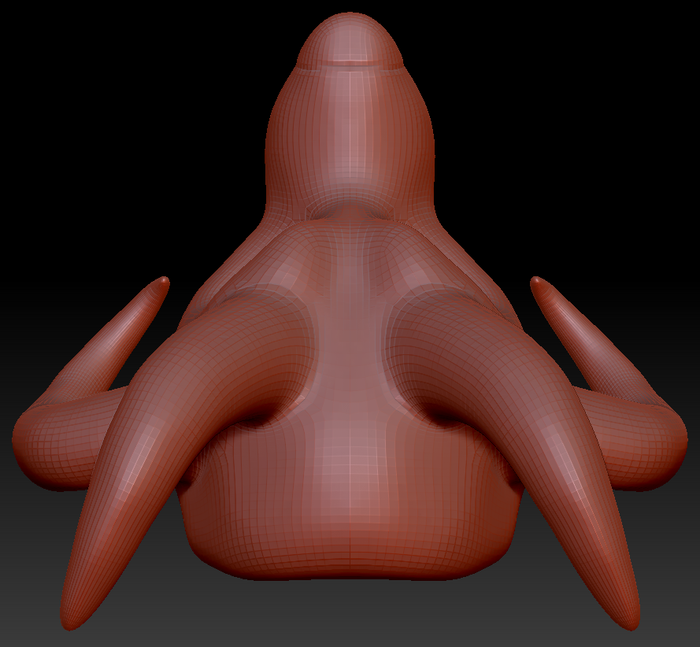 Gender Neutral Toony Large Canine Head Base Complex Variant 1