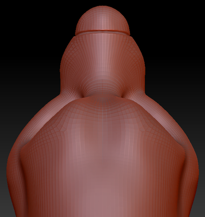 Gender Neutral Toony Large Canine Head Base Variant 5