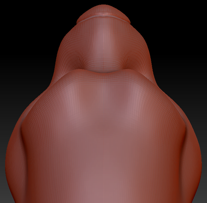 Gender Neutral Toony Otter Head Base Variant 1