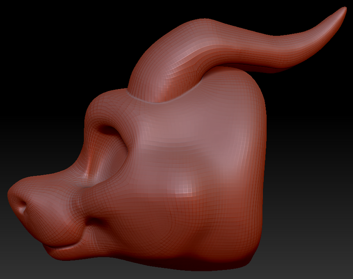 Gender Neutral Toony Round-nosed Dragon Head Base Complex Variant 3