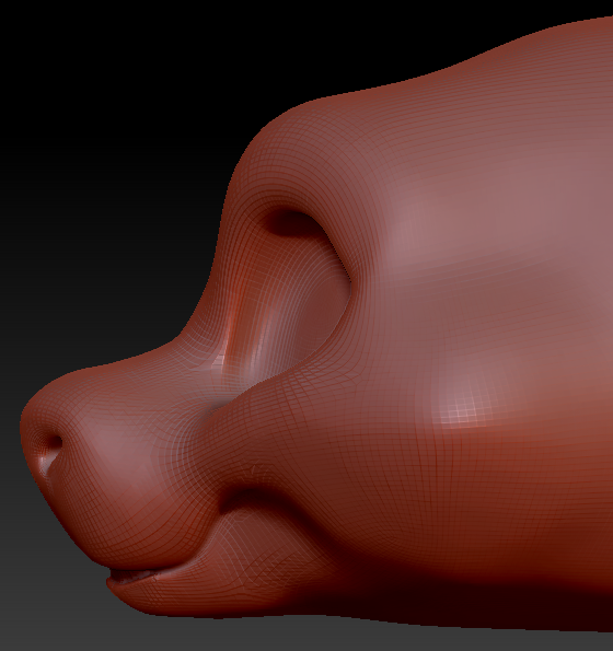 Gender Neutral Toony Round-nosed Dragon Static Jaw Head Base Variant 2