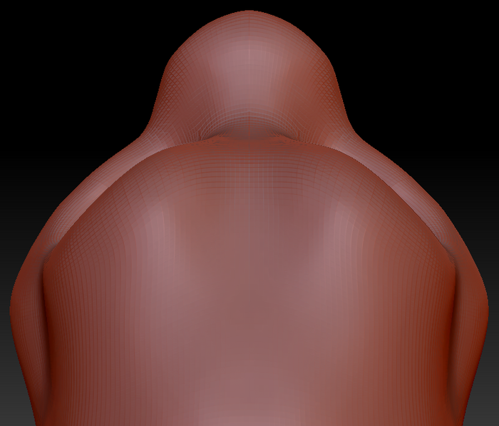 Gender Neutral Toony Round-nosed Dragon Static Jaw Head Base Variant 2