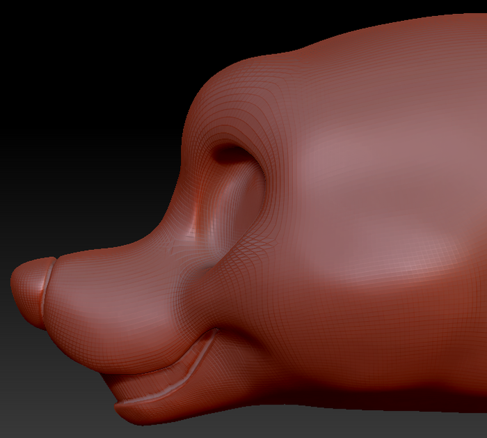 Gender Neutral Toony Small Canine Static Jaw Head Base Variant 1