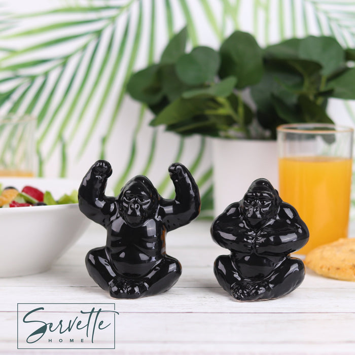 Gorilla Salt & Pepper Shakers