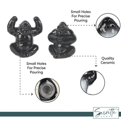 Gorilla Salt & Pepper Shakers