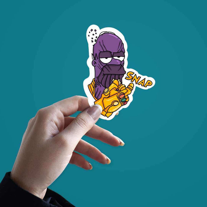 Homer Snap Sticker - Stickers | STICK IT UP