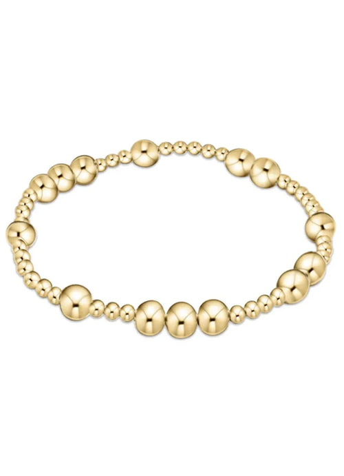Hope Unwritten 5mm Bead Gold Bracelet-EN