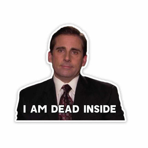 I am dead inside Sticker - Stickers | STICK IT UP