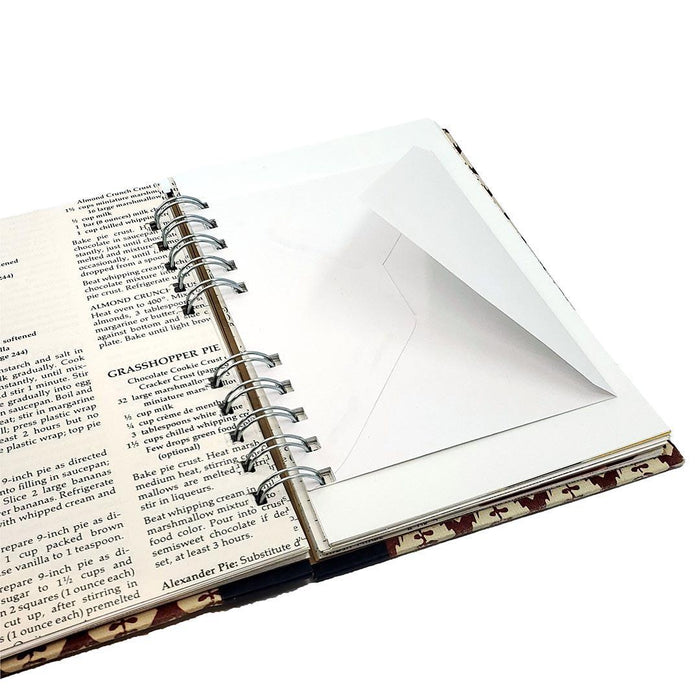 Journal - Wire-Bound Mixed Paper Notebook (Cookbook Theme, Assorted) by Original Brooks