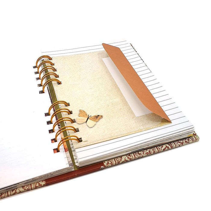 Journal - Wire-Bound Mixed Paper Notebook (Cookbook Theme, Assorted) by Original Brooks
