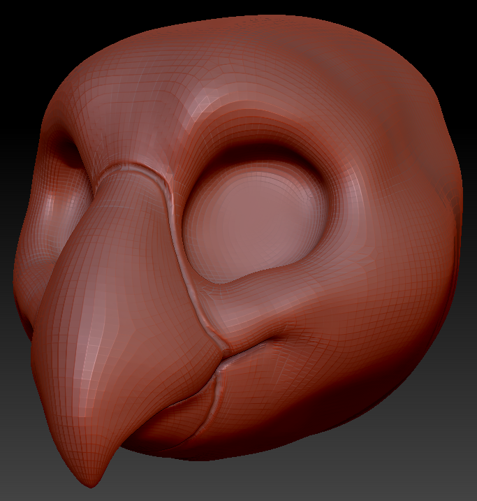 Kemono Toony Bird Head Base Variant 1