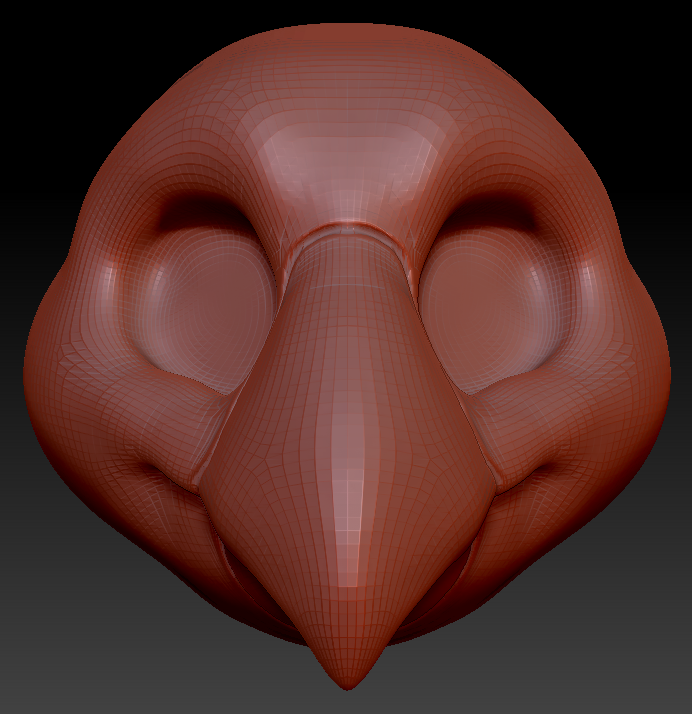 Kemono Toony Bird Head Base Variant 1