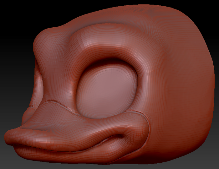 Kemono Toony Bird Head Base Variant 4