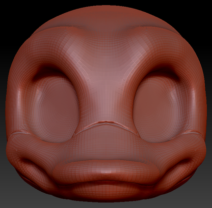 Kemono Toony Bird Head Base Variant 4