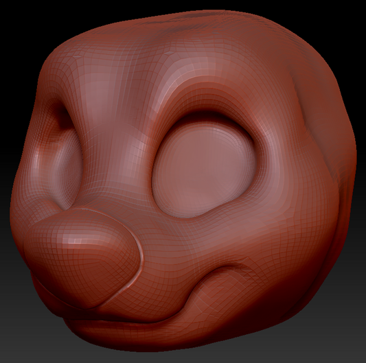 Kemono Toony Canine Head Base Variant 1