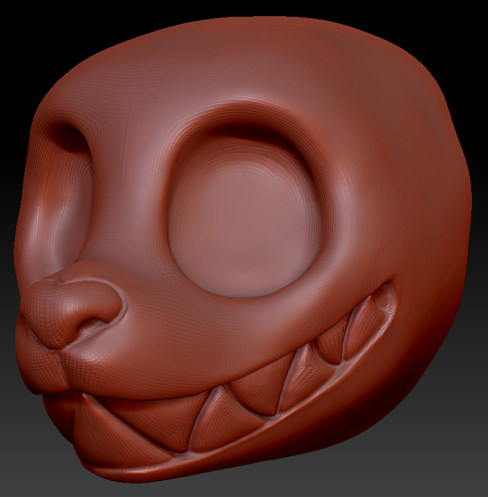Kemono Toony Canine Head Base Variant 3