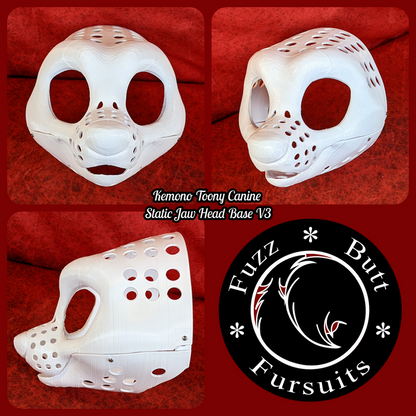 Kemono Toony Canine Static Jaw Head Base Variant 3