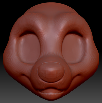 Kemono Toony Canine Static Jaw Head Base Variant 3