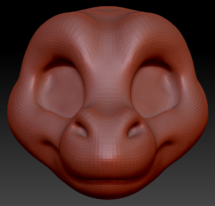 Kemono Toony Round-nosed Dragon Head Base Variant 1