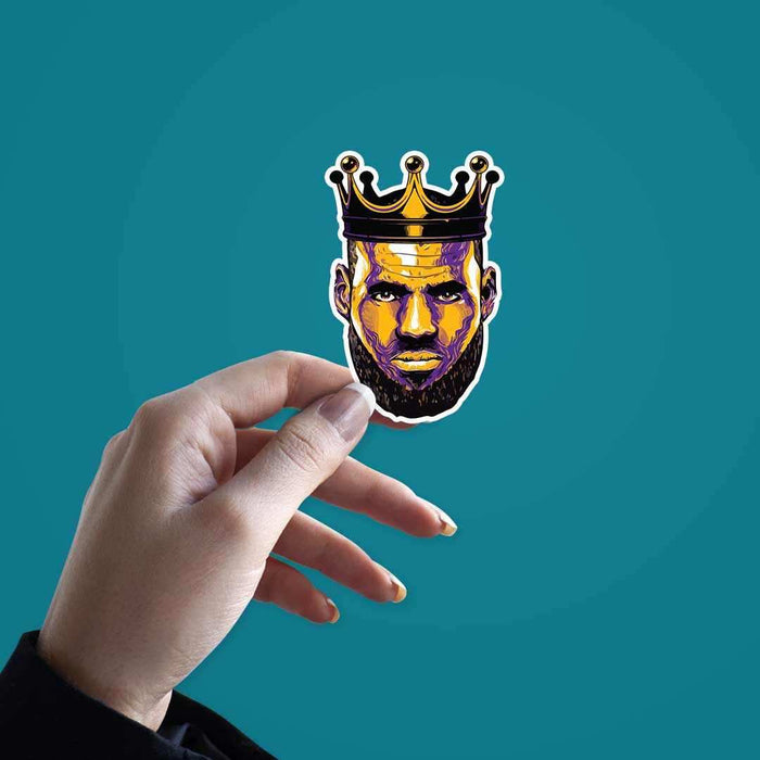King LeBron sticker - Stickers | STICK IT UP