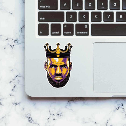 King LeBron sticker - Stickers | STICK IT UP