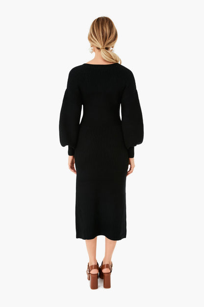 Black Carnation Dress