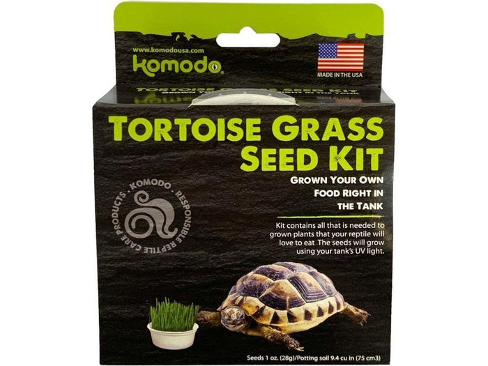 Komodo Grow Your Own Grass Seed Kit for Tortoise 6.5 in Komodo