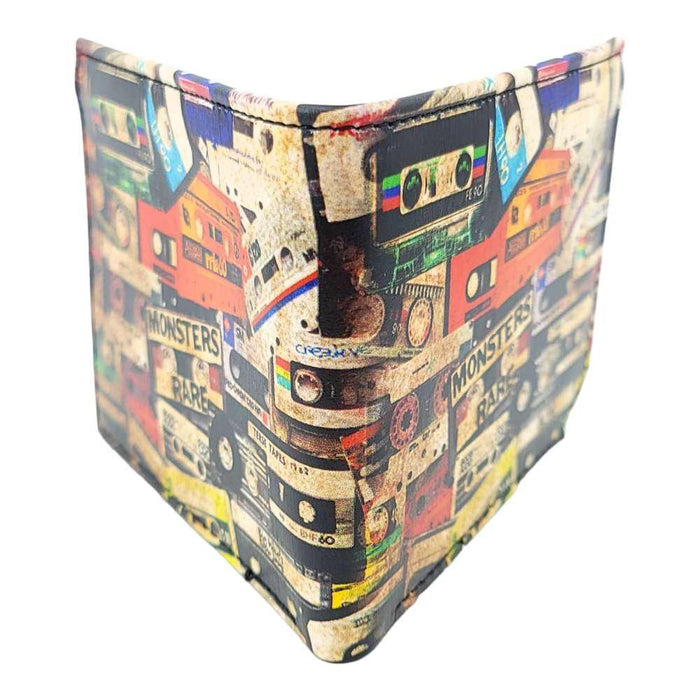 Leather Wallet - Cassette Tapes by Backerton