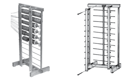 Leclerc Bobbin Rack and Thread Guides