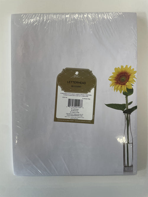 Letterhead - Sunflower Day