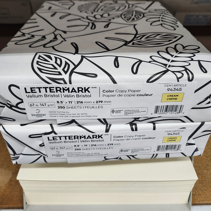 Lettermark Cream 67# Cardstock
