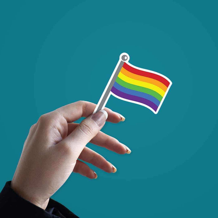 LGBTQ Flag sticker - Stickers | STICK IT UP