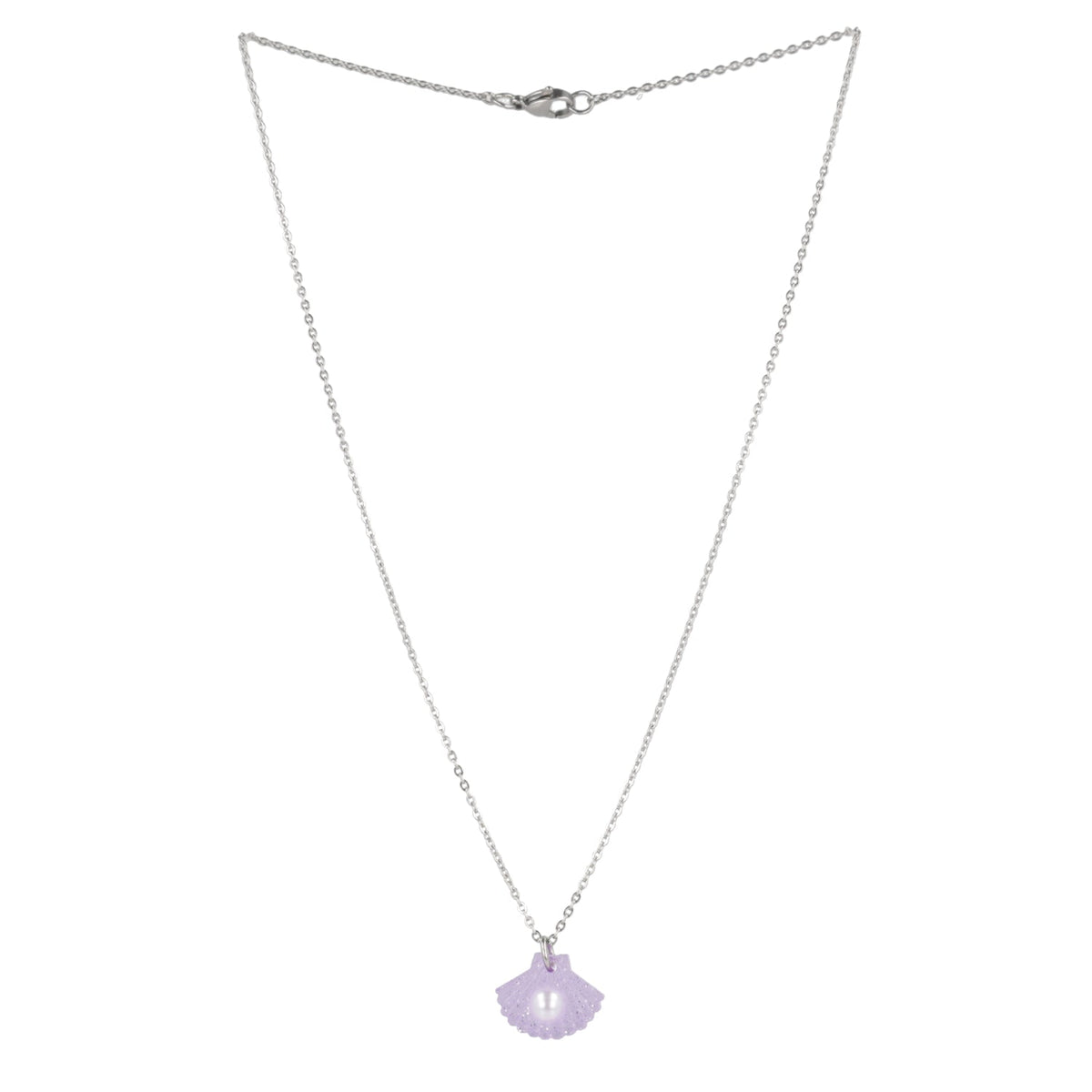 What The Shelly Necklace - Purple