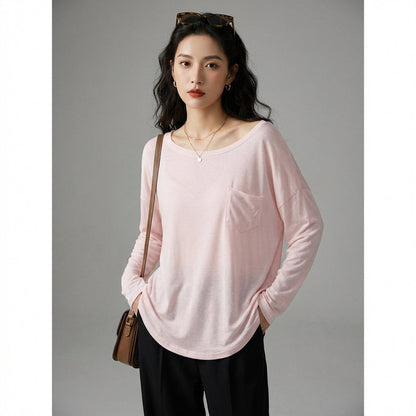 T-Shirt léger épaule dénudée femme - Koreanxwear - Taille S