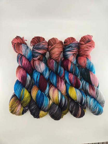Lofty Hand Dyed Sport weight yarn