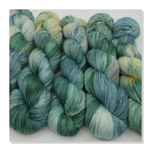 Lofty Hand Dyed Yarn - Fingering Weight Merino with Nylon