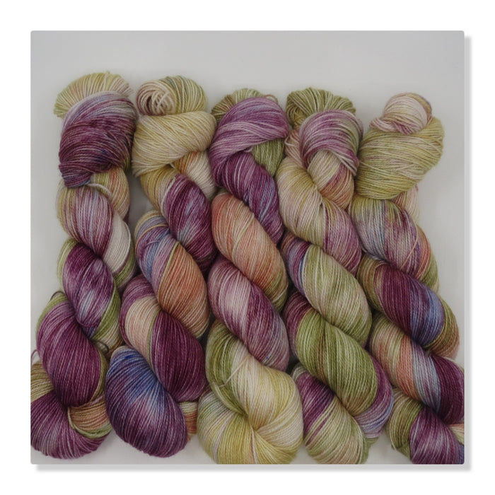 Lofty Hand Dyed Yarn - Fingering Weight Merino with Nylon