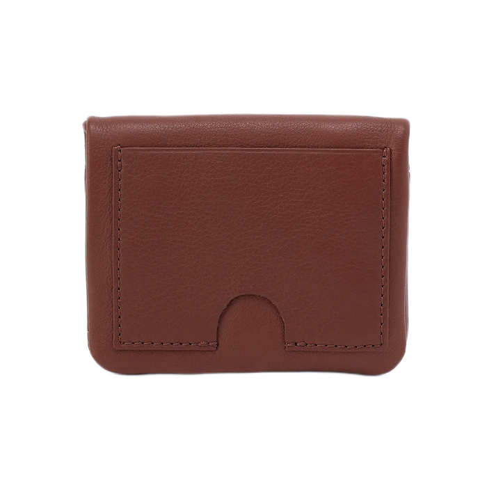 Lumen Mini Whipstitch Wallet - Cocoa Bean