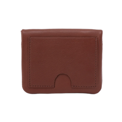 Lumen Mini Whipstitch Wallet - Cocoa Bean