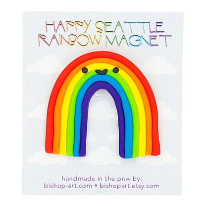 Magnet - Happy Rainbow Arch by bishopart