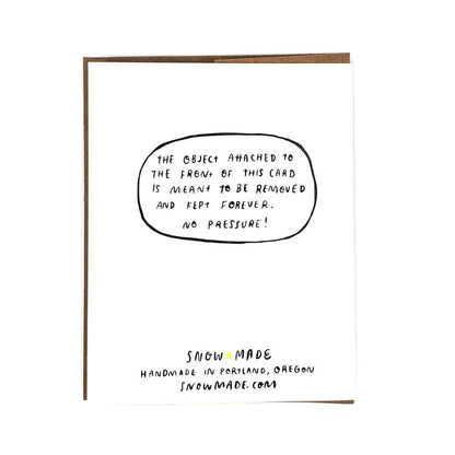 Magnet Card - WA State - I Love It Here (Yellow) by SnowMade