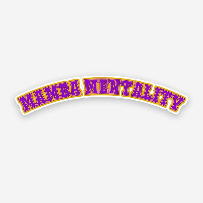 Mamba Mentality sticker - Stickers | STICK IT UP